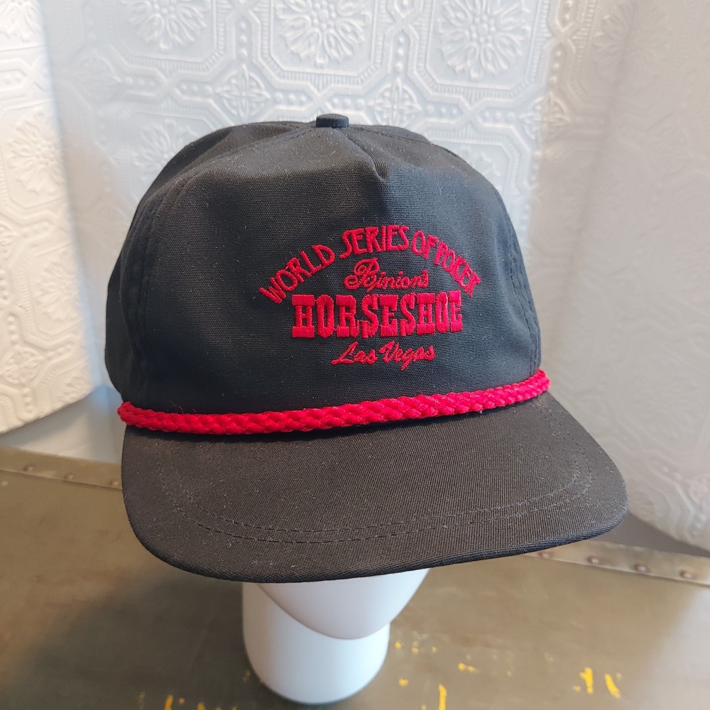 Vintage Imperial World Series of Poker Binions Horseshoe Las Vegas Rope Hat